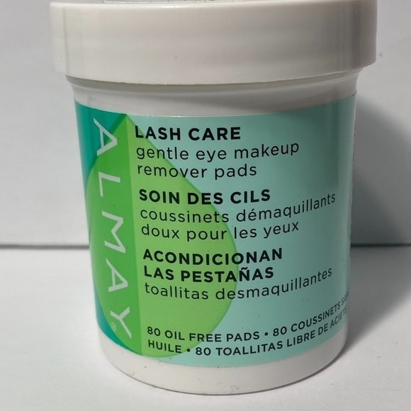 Almay Lash Care Gentle Eye Makeup Remover Pads 11 Tubs 80ct DISCONTINUED - Picture 2 of 16
